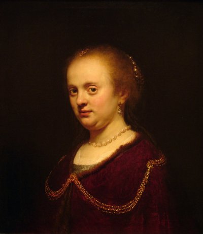 Porträt einer jungen Frau von Rembrandt van Rijn